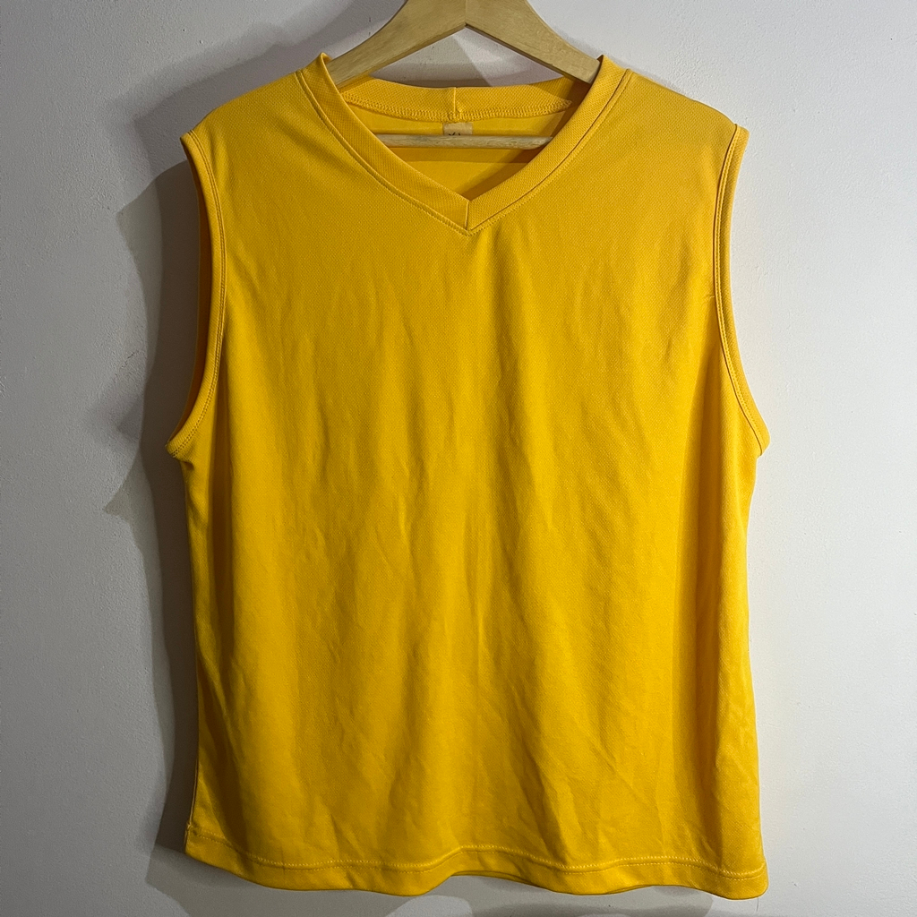 Kaos Sleeveless Baju Singlet Pakaian Olahraga Tanpa Lengan Tank Top Sport Gym Lari Basket Pria - Kun