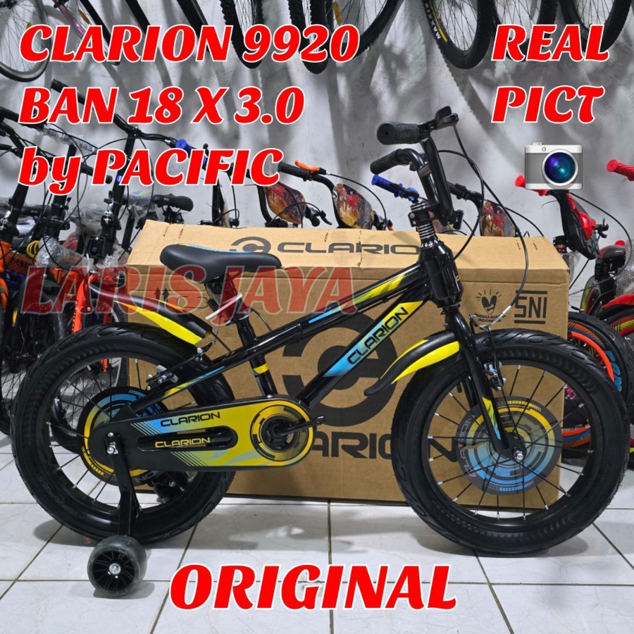 [ BONUS BELL ] SEPEDA ANAK BMX 18 INCH MEREK CLARION BAN JUMBO sepeda bmx 18 CLARION 9920 BY PACIFIC