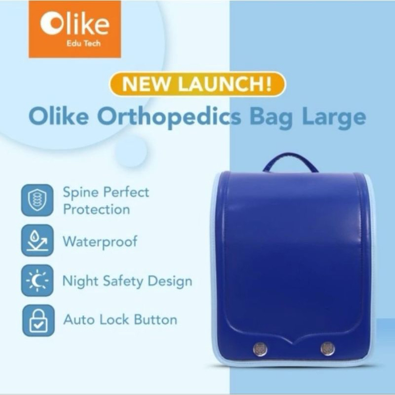 INSTANT TAS OLIKE ORTHOPEDICS BAG LARGE - orthopedic tas kunci otomatis sekolah anak jepang ransel n