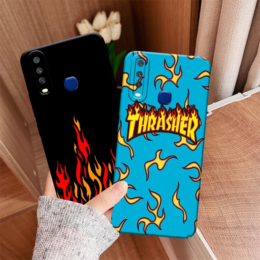 Sofcase Vivo Y11/Y12/Y12i/Y15/Y17/Y19 Motif Api - Case Cantik - Case Terbaru - Case Kekinian - Case 