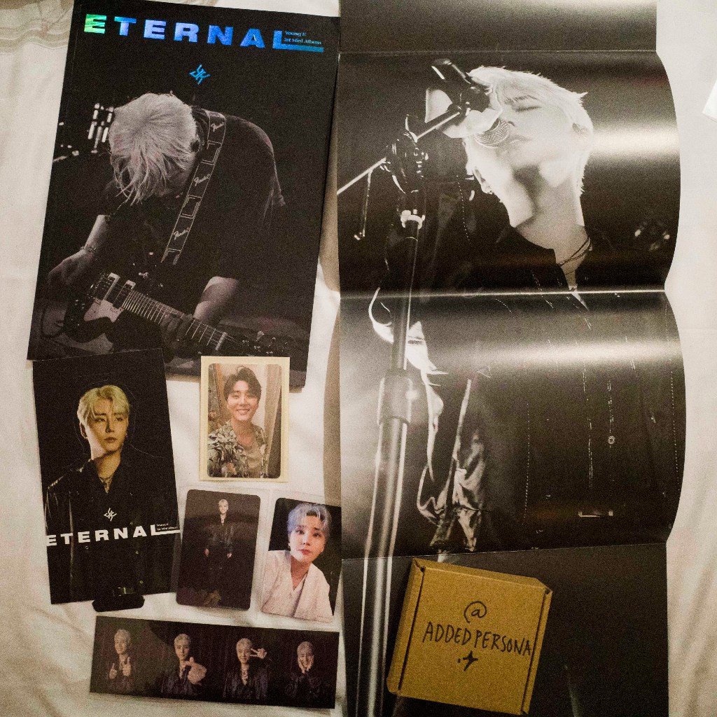 [PRELOVED TAKE ALL] Official Young K Eternal Album Fullset POB + Bonus Official Photocard Right Thro