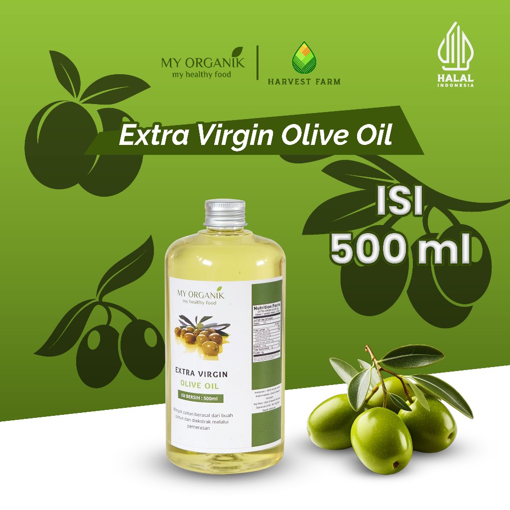 

My Organik Minyak Zaitun 500ml Extra Virgin olive oil Melawan kolesterol