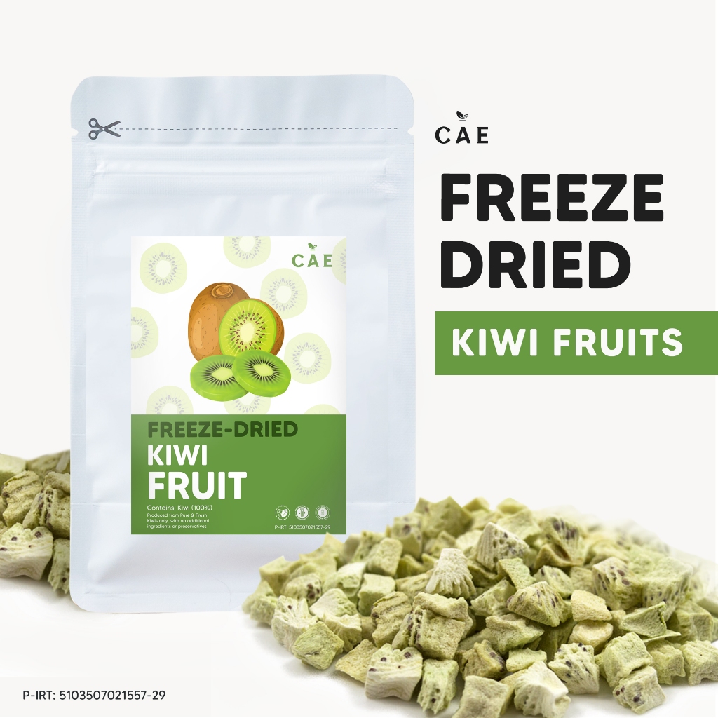 

Kiwi Freeze Dried Kiwi Fruit Buah Crisp Pure Kering Utuh Whole Organik Healthy Crunchy Premium 25 Gram - 100 Gram