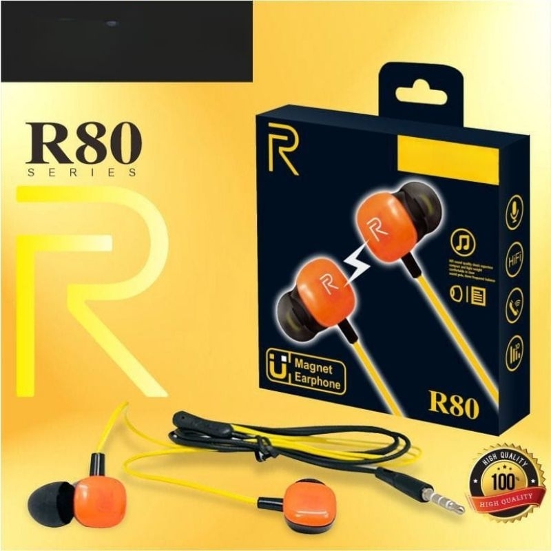 HF / HANDSFREE EARPHONE REALME R-80 The Real Bass