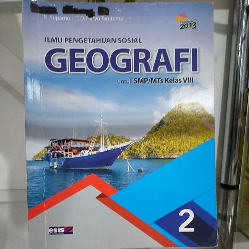 

Buku Ilmu Pengetahuan Sosial Geografi 2 kelas 8
