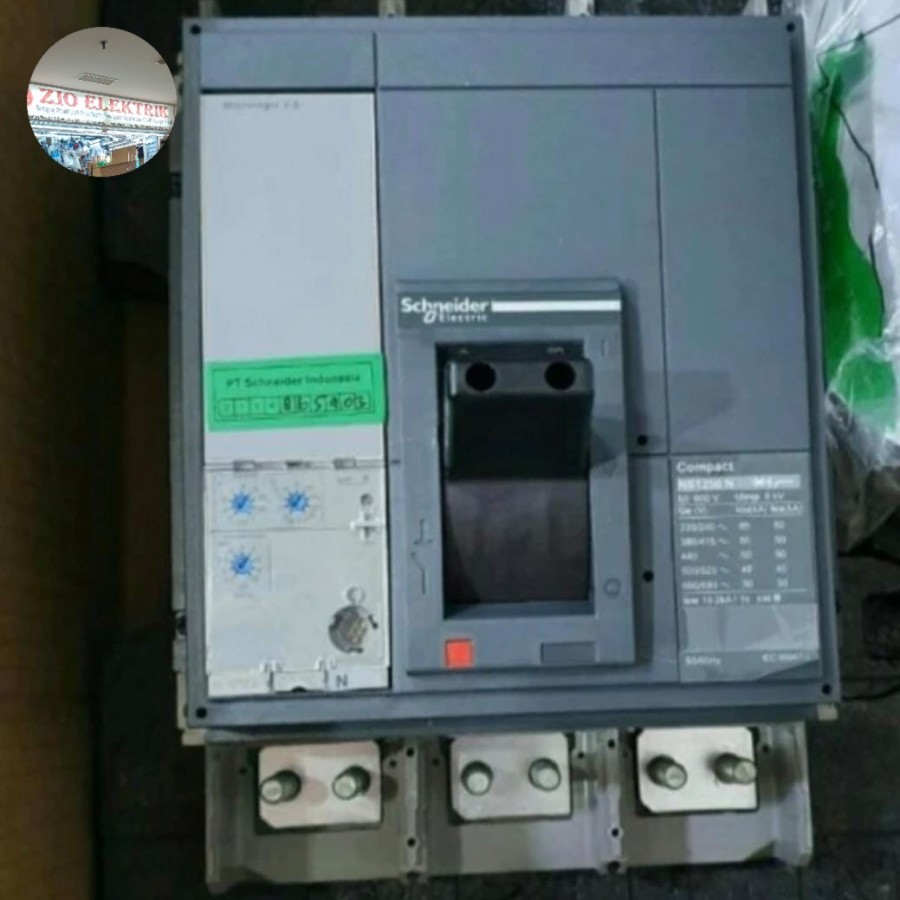 MCCB Schneider NS 1250A 3P NS1250N 50 KA