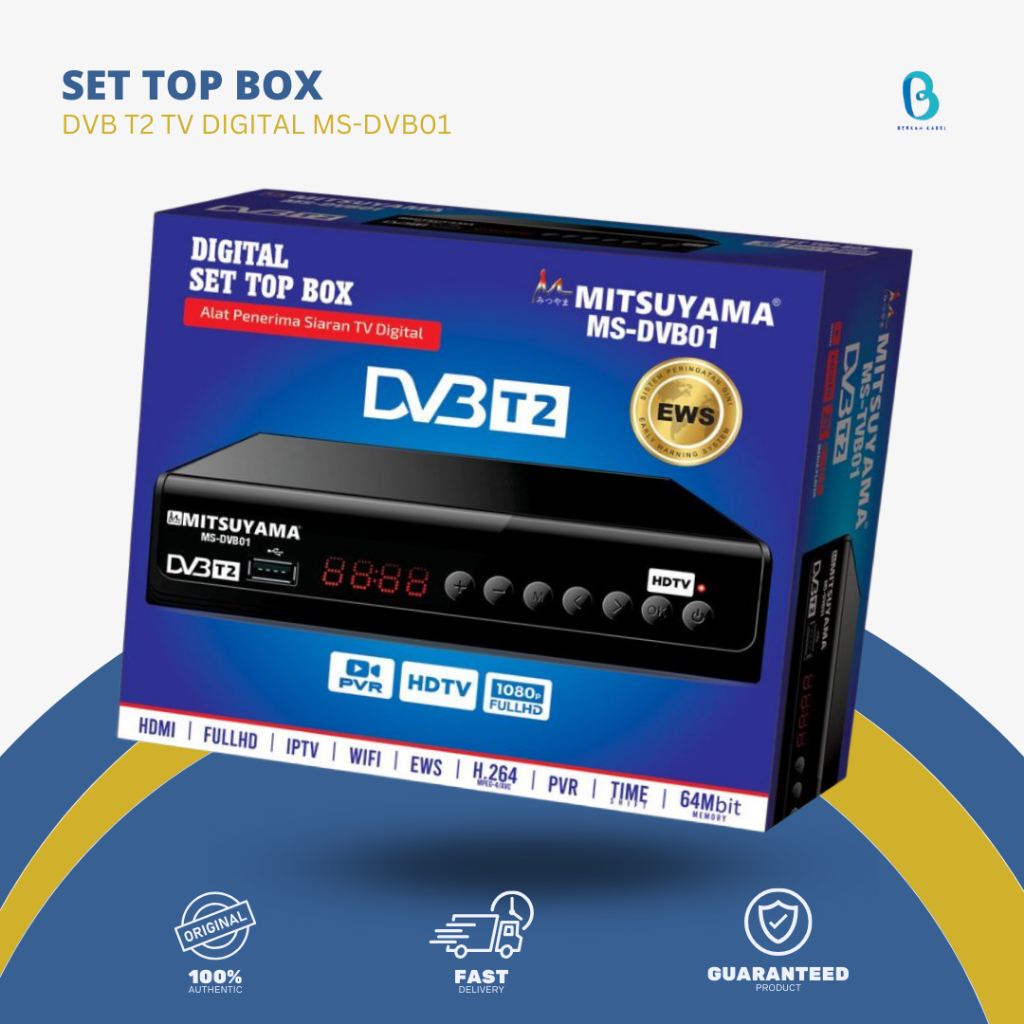 SET TOP BOX DVB T2 TV DIGITAL MS-DVB01