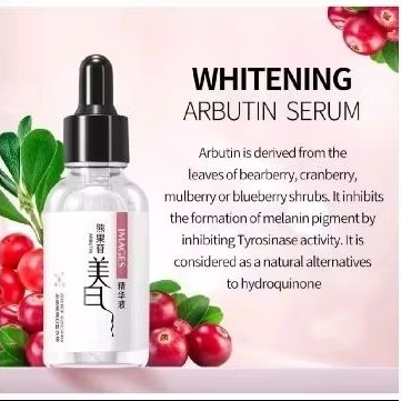 SERUM PEMUTIH WAJAH GLOWING BRIGHTENING /IMAGES ARBUTIN WHITENING SERUM