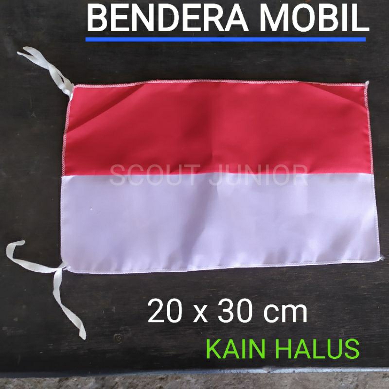 BENDERA MOBIL - MERAH PUTIH - BENDERA MOTOR