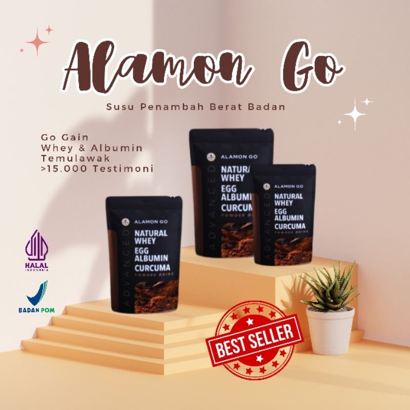 

(3 Paket) ALAMON GO | Susu Penambah Berat Badan | BPOM