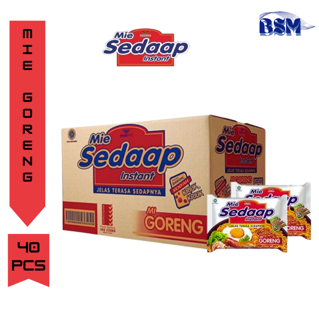 

Sedap Goreng Mie Instant 1 Dus isi 40 Pcs