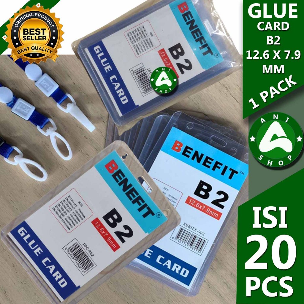 

GLUE CARD COVER ID CARD BENEFIT B2 12.6 X 7.9 mm ani shopp