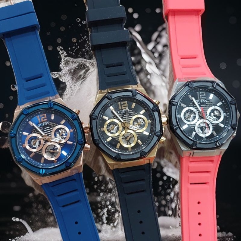 Guess Momentum GW0263G1 GW0263G2 GW0263G3 Original Jam Tangan Pria Free Box Ori