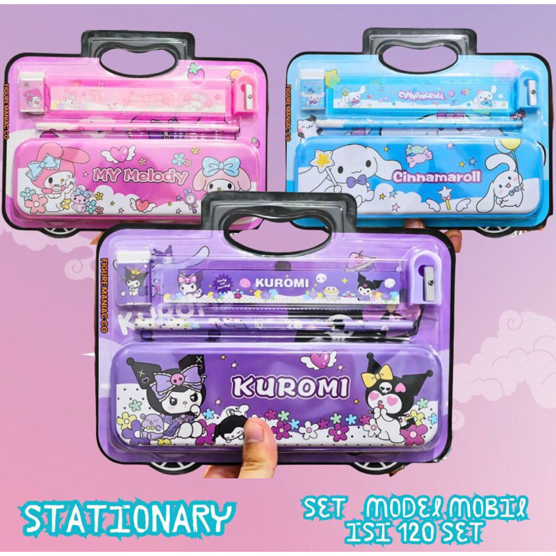 

TEMPAT PENSIL STATIONARY SET SANRIO PREMIUM