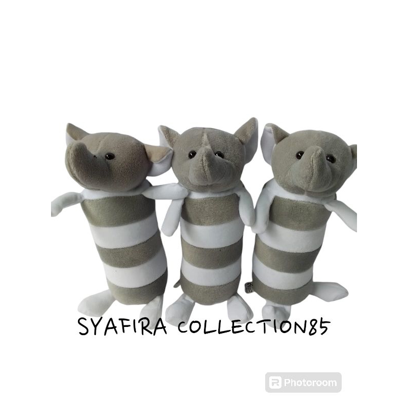 BONEKA GULING KARAKTER GAJAH GULING BONEKA STRIP 30CM BONEKA GULING KARAKTER LUCU