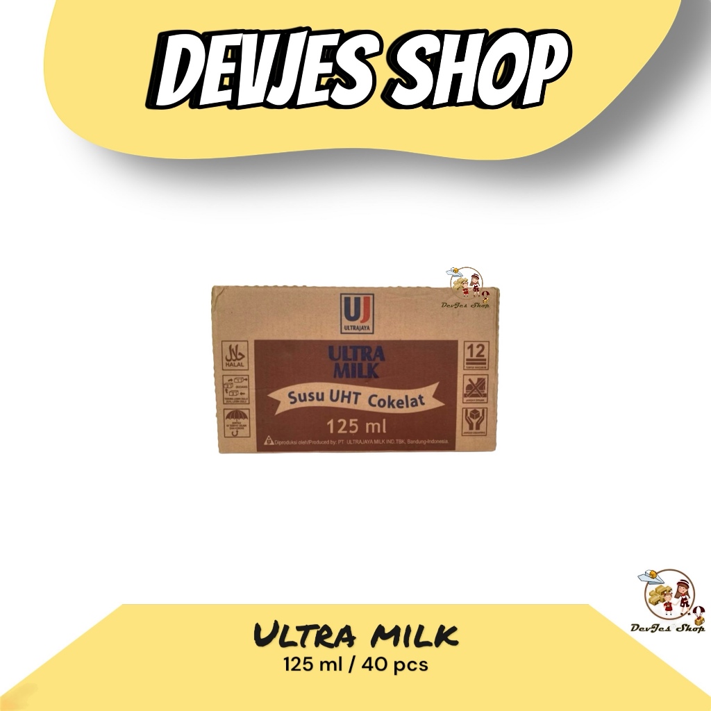 

Susu Ultra 125ml 1 dus / 1 karton