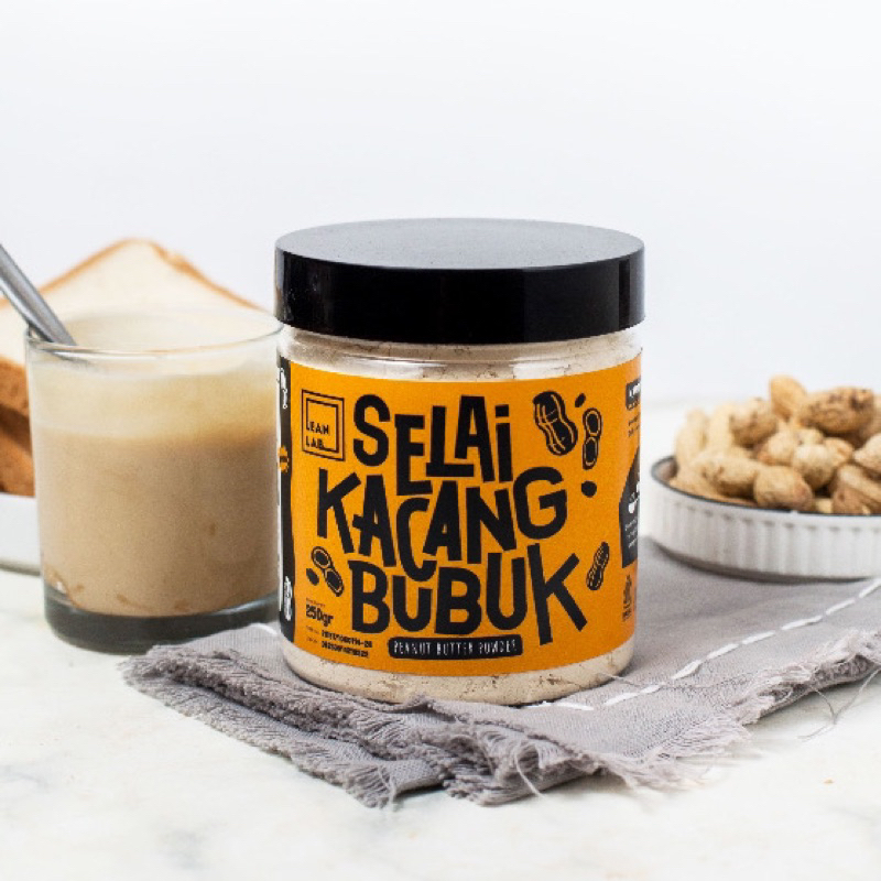 

Lean Lab LEANLAB Selai Kacang Bubuk 250gr Peanut Butter Powder (Vegan, Gluten Free, Low Fat)