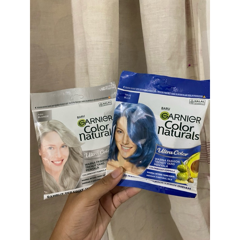 GARNIER ASH GREY dan TRUE BLUE