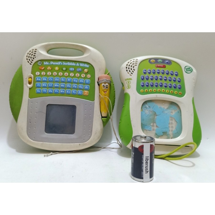 leapfrog mr pencils scribble and write pad scribble & write mainan edukasi anak elektrik