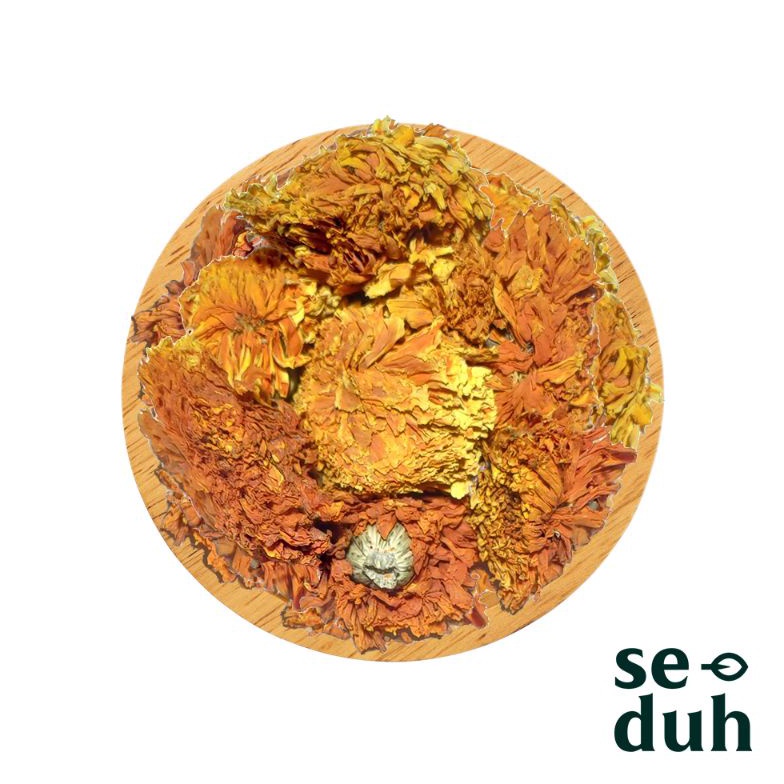 

PROMO BRAND teh bunga Orange Marigold Calendula Flower Tea Tisane 8 gram 3 gram
