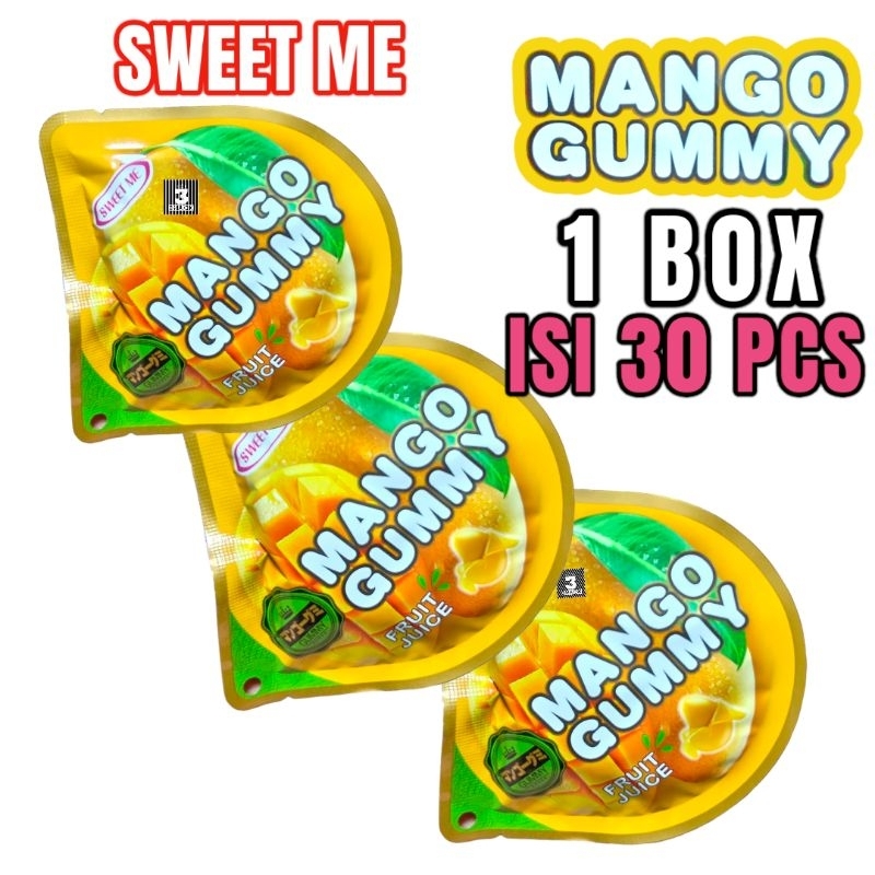 

1 BOX PERMEN GRAPE GUMMY | MANGO GUMMY | STRAWBERRY GUMMY ISI 30 PCS