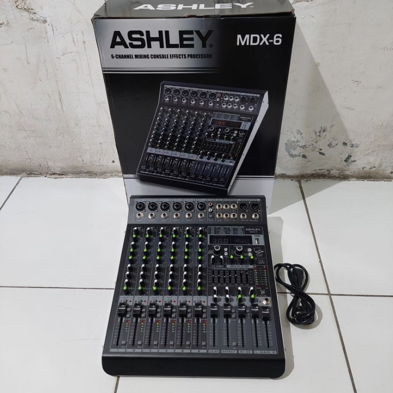 mixer 6 channel Ashley MDX 6 original Mixer audio 6 chanel Ashley MDX6
