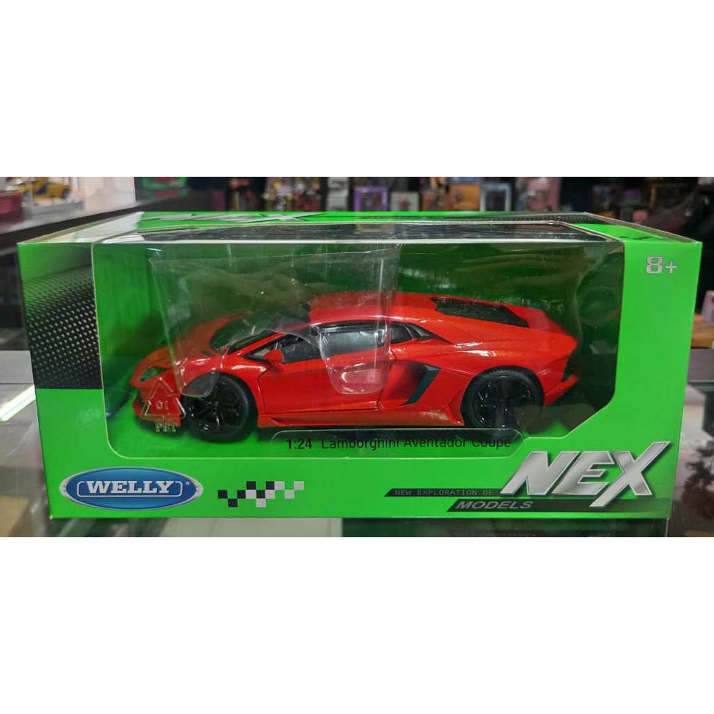 HARGA GROSIR Diecast Mobil Lamborghini Aventador Coupe Welly Nex Skala 124