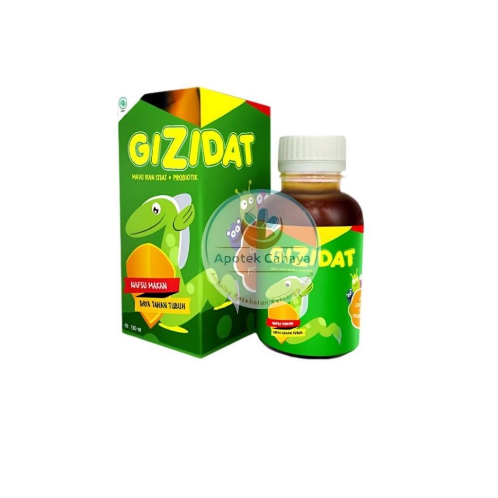 

Penambah Nafsu Makan & Daya Tahan Tubuh Gizidat Sirup