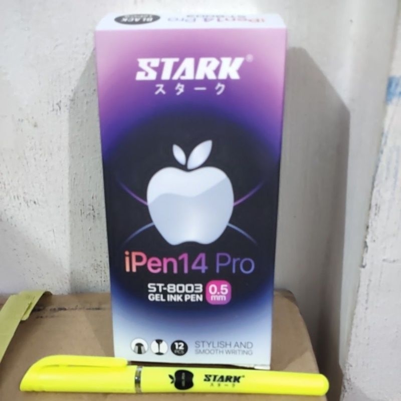 

Harga Grosir 12 Pcs Pulpen Pena Gel Ipen Apple Tinta Hitam 0.5 MM