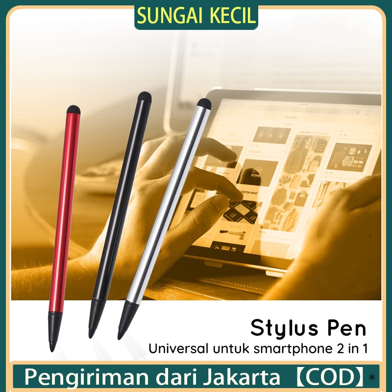 stylus pen drawing pen 2 in 1 universal ballpoint pulpen stylush for hp android tablet touchscreen