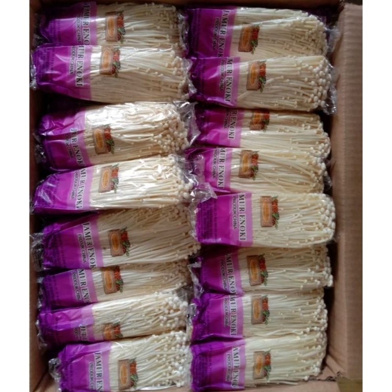 

jamur enoki fresh ORI / jamur jepang enoki original fresh / jamur kriwil enoki 1pcs