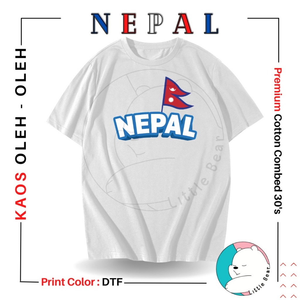 KAOS SOUVENIR NEPAL BANYAK MODEL BAJU OLEH-OLEH NEPAL KATHMANDU 3