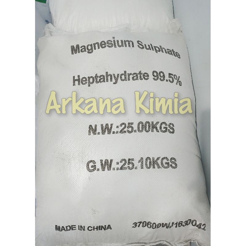 

Garam Inggris / Magnesium Sulfate / Epsom Salt / MgSO4 25 Kg