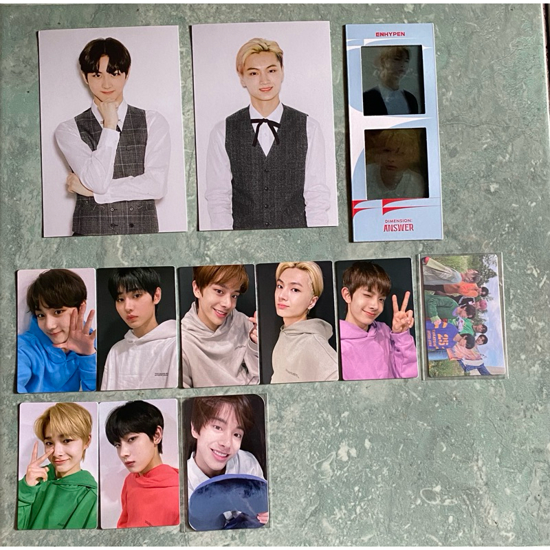 READY STOCK pc photocard enhypen lightstick jungwon heeseung jay jake sunghoon sunoo ni-ki