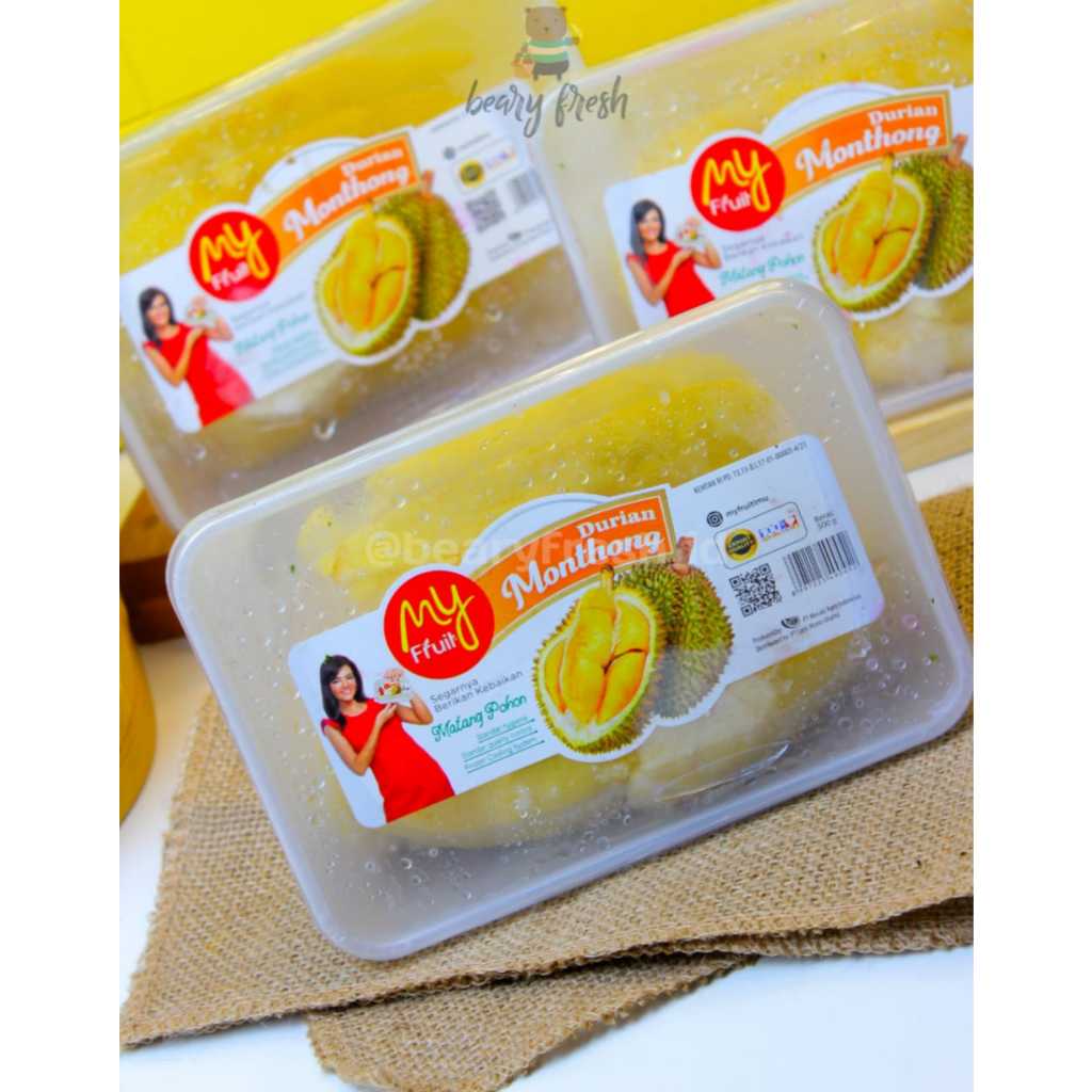 

Frozen Durian Monthong MyFruit 500 Gram