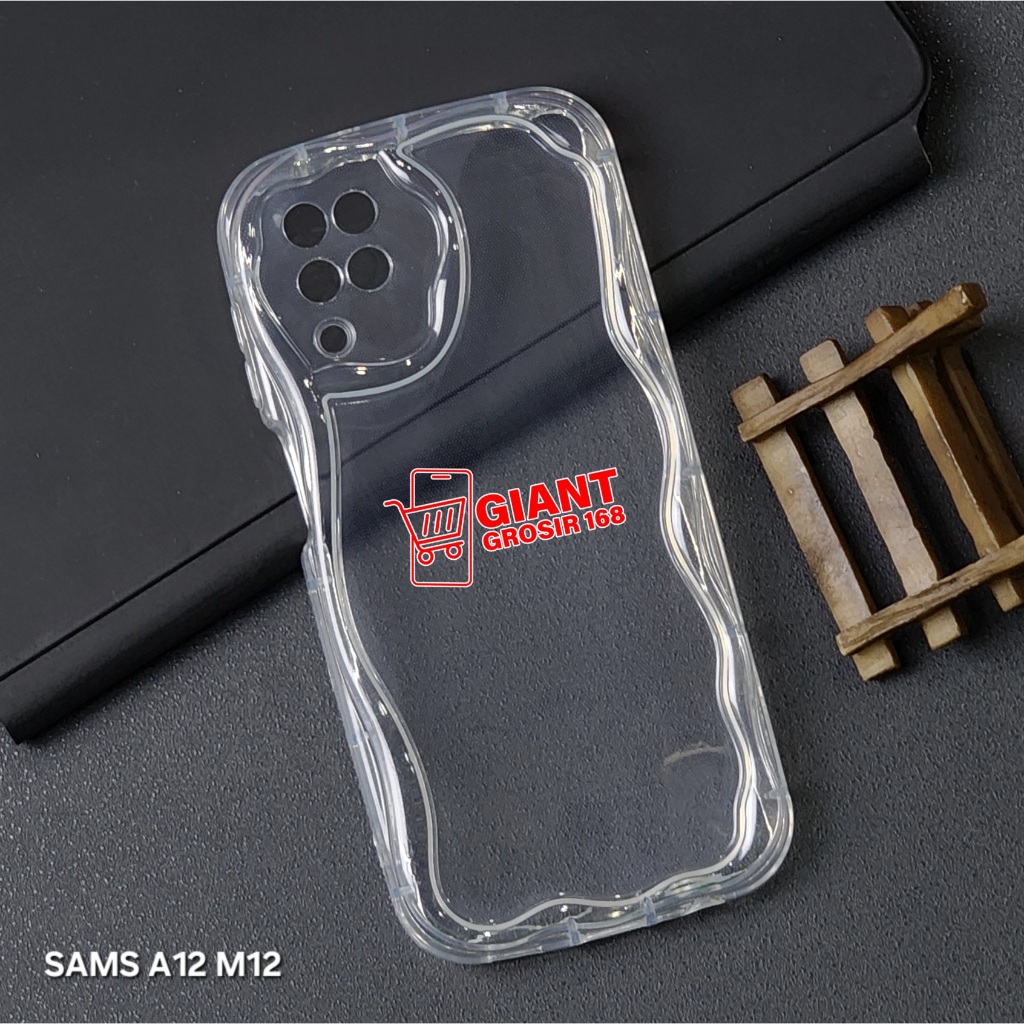 Case 3D Wave Edge Case Clear Samsung A12 Samsung A13 4G Samsung A14 Samsung A15 Samsung A23 Samsung 