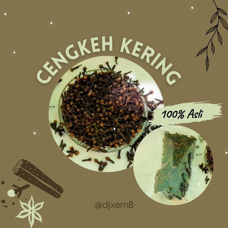 

cengkeh kering dan wangi 100%alami kemasan 250gram