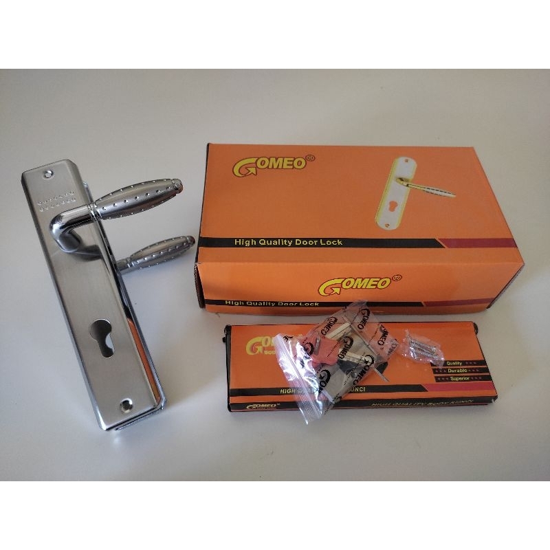 KUNCI PINTU HANDLE PINTU GOMEO UKURAN BESAR FULL SET