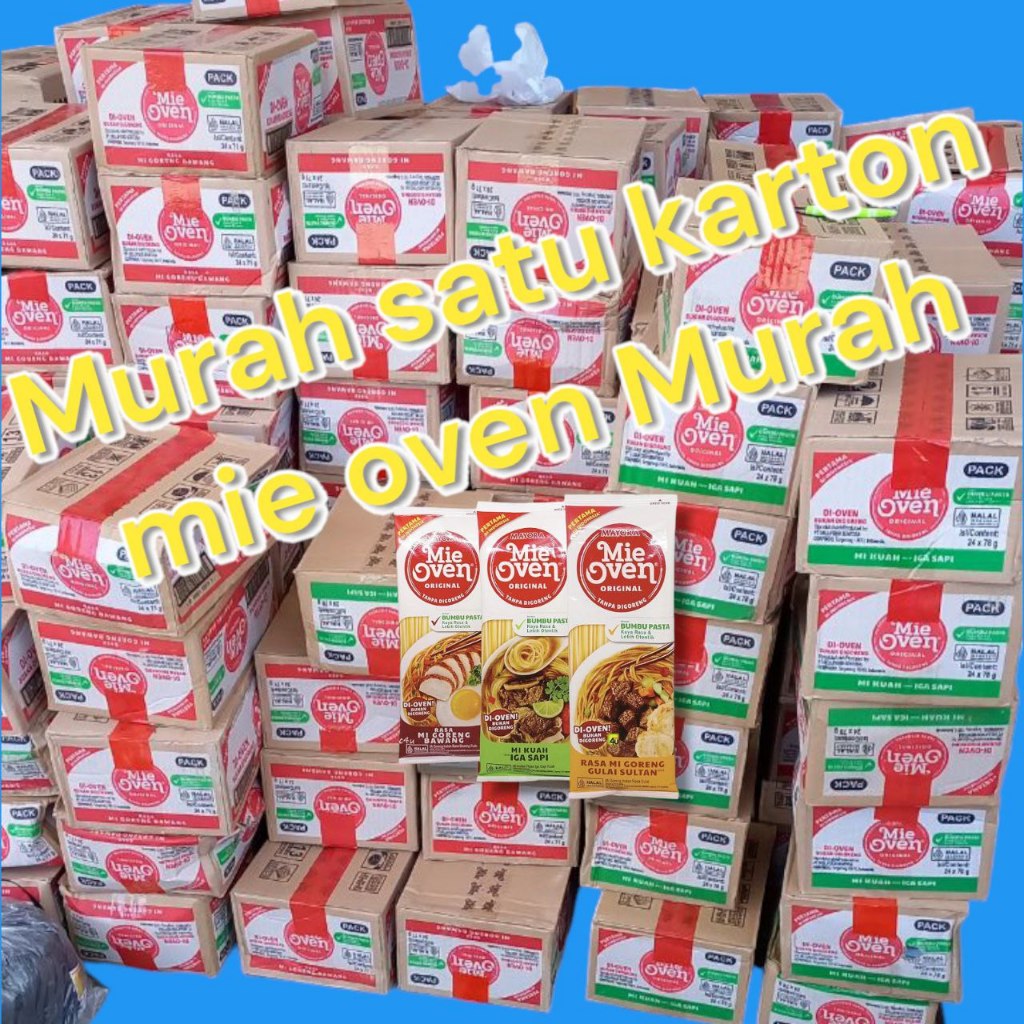 

MURAH MIE OVEN 1 KARTON SEMUA RASA BISA MIX VARIAN