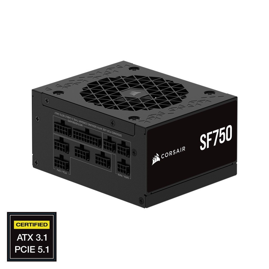 CORSAIR SF Series SF750 80+ Platinum ATX 3.1 PCIe 5.1 SFX