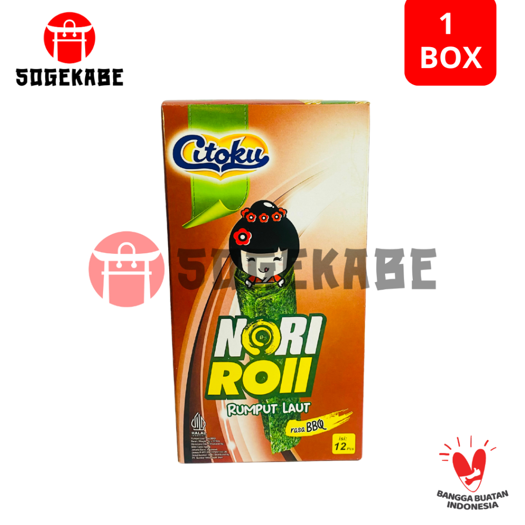 

Citoku Nori Roll BBQ - 1 Box (12 Pcs)