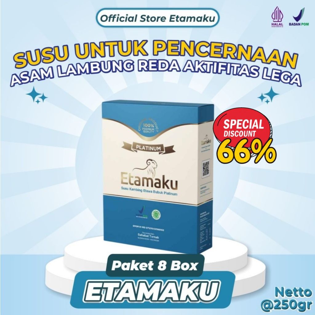 

Susu Etamaku Untuk Kecerdasan Anak dan Menambah Nafsu Makan Anak - Susu Bubuk Etawa Terbaik Untuk Tumbuh Kembang Anak