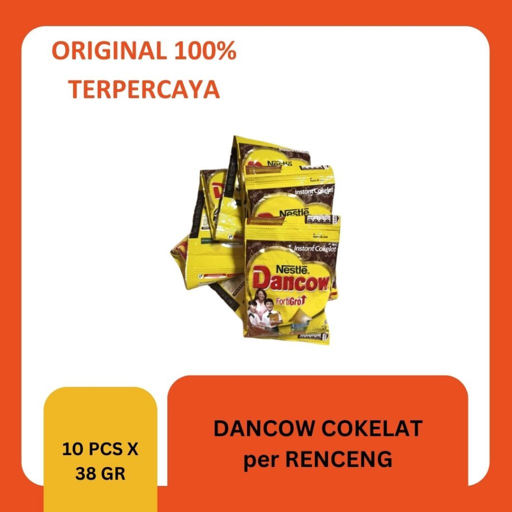 

Dancow Cokelat - FortiGro - PER RENCENG - Isi 10 sachet x 38gr