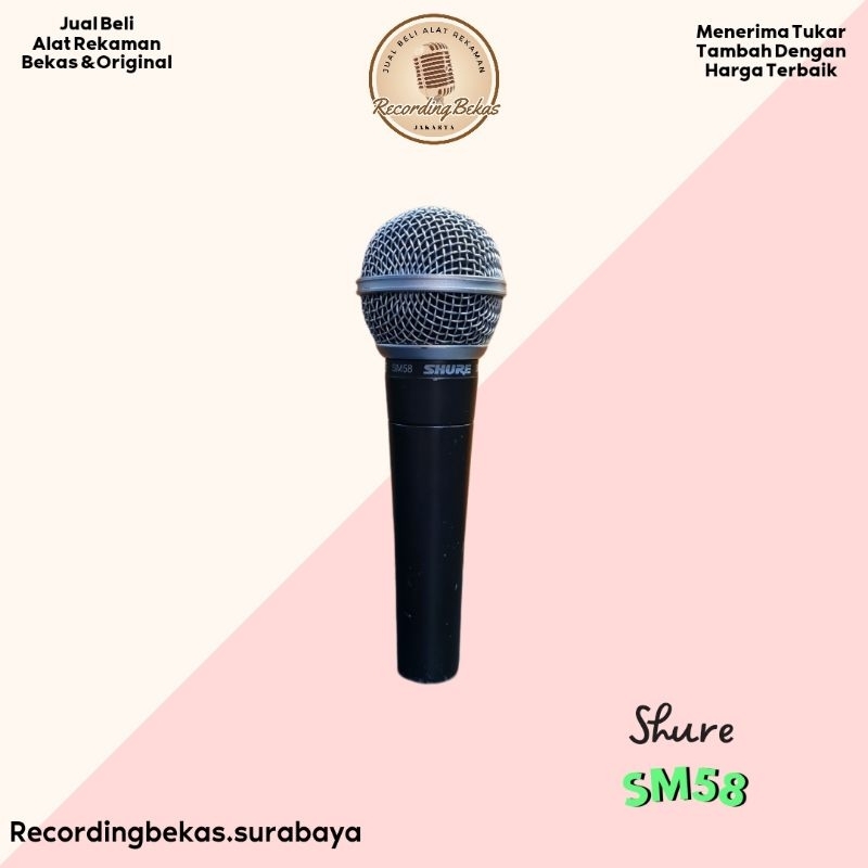 Dynamic Microphone Shure SM58 (Bekas)