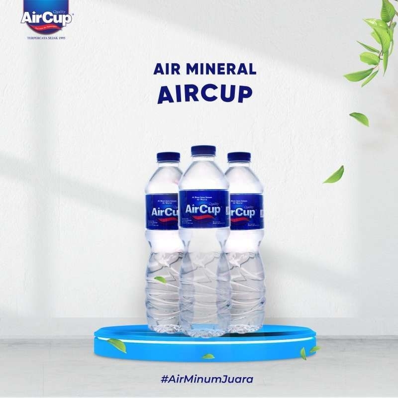 

Aircup Air Mineral 600ml x 24 Botol / 1500ml x 12 Botol 1 Dus