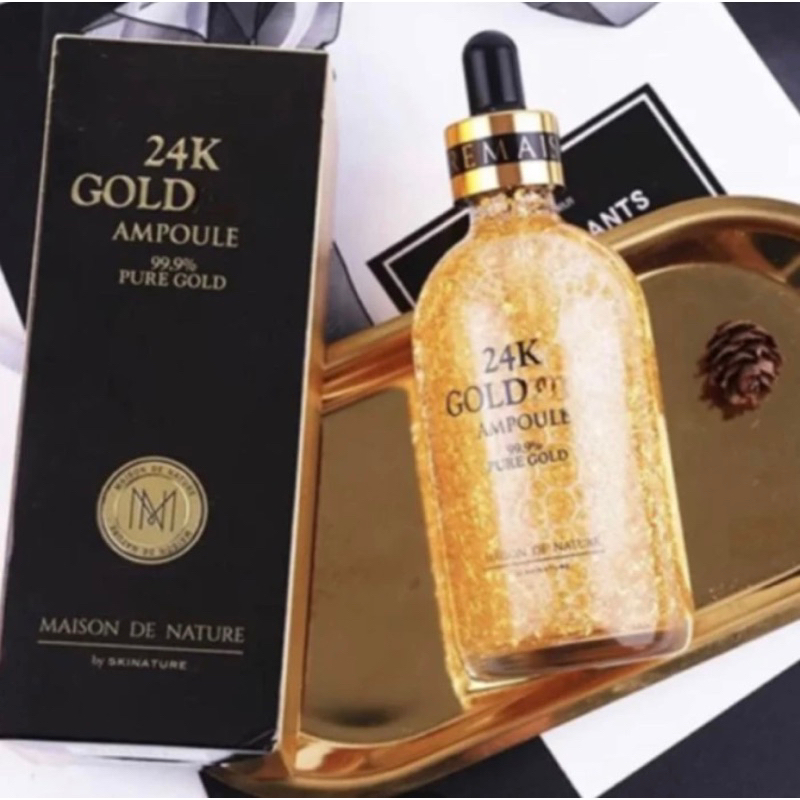 Serum Wajah Goldzan Ampoule 24K / Serum Emas Glowing Original