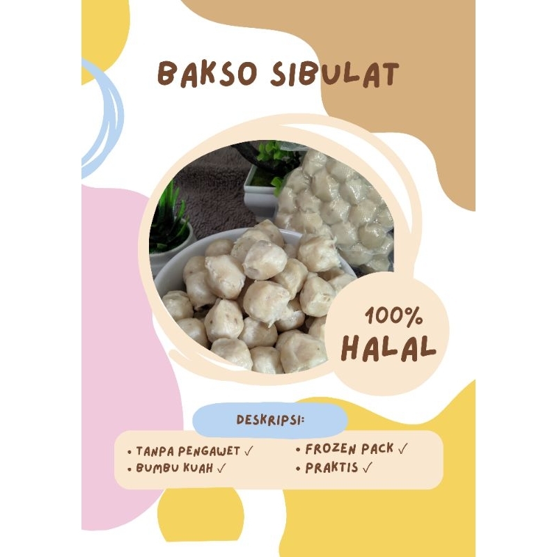 

bakso krikil daging asli PREMIUM 250gram