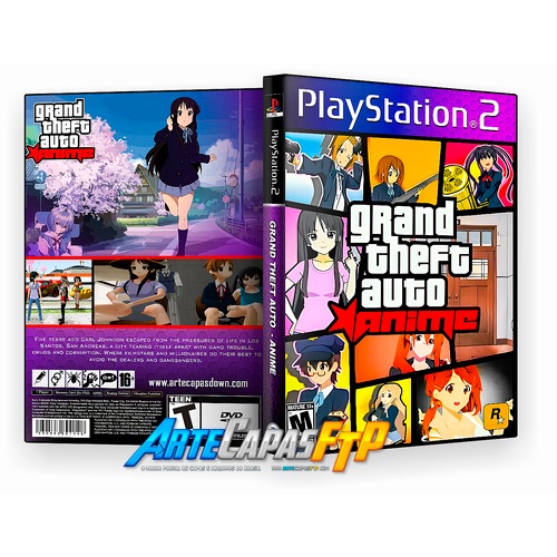 Kaset PS2 Gta San Andreas Anime