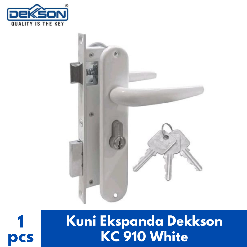 Kunci Pintu Expanda KC 910 Dekson White / putih dekson Kawat Nyamuk