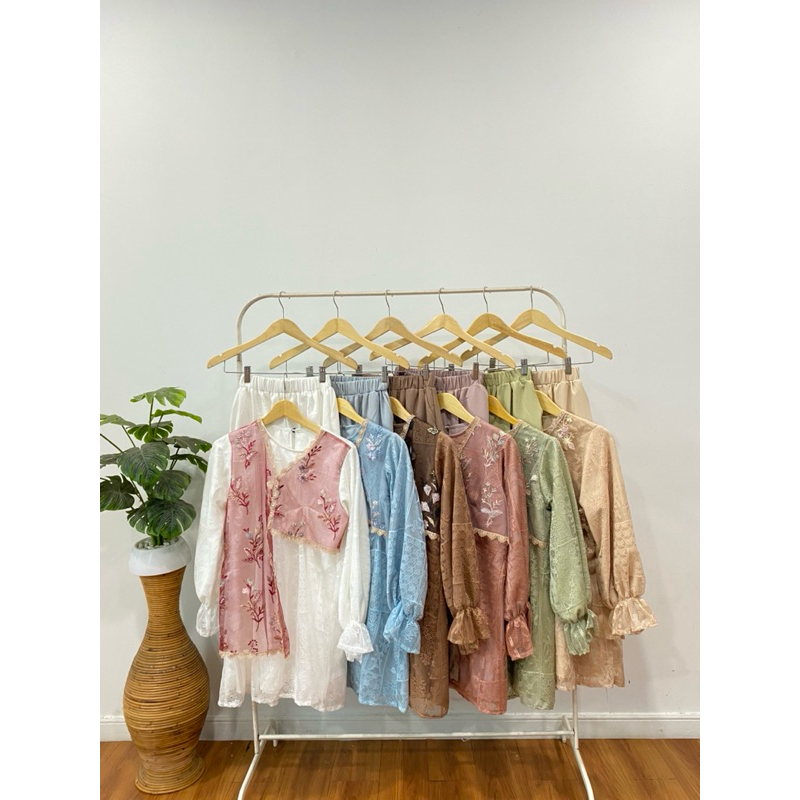 lenny set celana / soya butik / baju pesta / set celana pesta